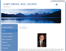 Tablet Screenshot of garygrovemd.com